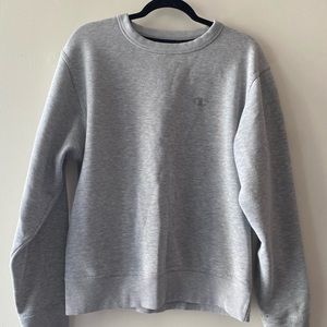 COPY - perfect light gray plain champion comfy basic sweatshirt